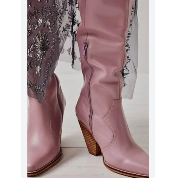 Free People Leni Tall Western Boots - Picture 2 of 2